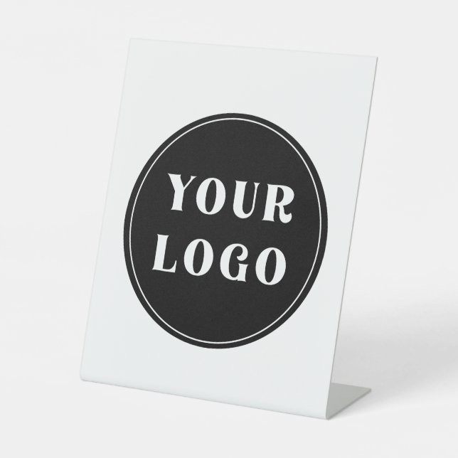 Modern, Sleek, stylish, & Customizable Pedestal Sign (Front)