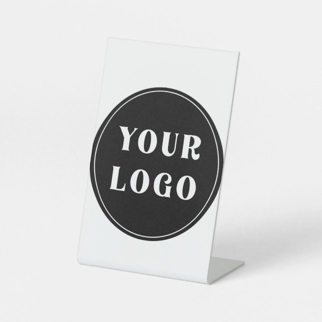 Modern, Sleek, stylish, & Customizable Pedestal Sign (Front)