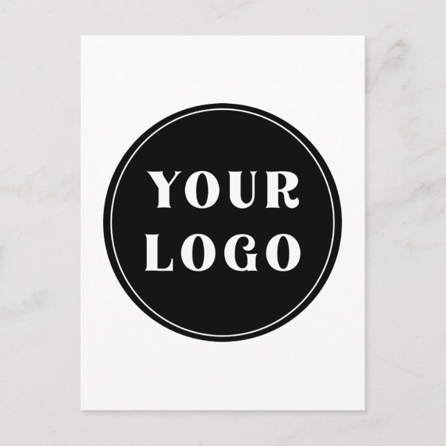 Modern, Sleek, stylish, & Customizable Postcard (Front)