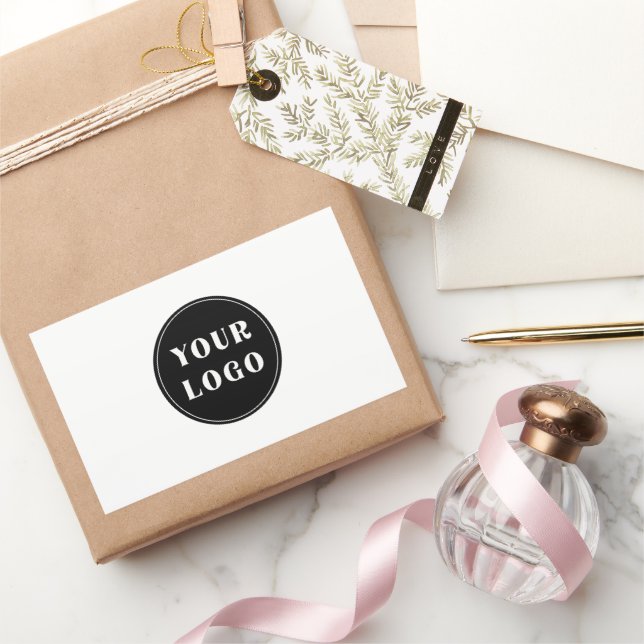 Modern, Sleek, stylish, & Customizable Rectangular Sticker (Gifting)