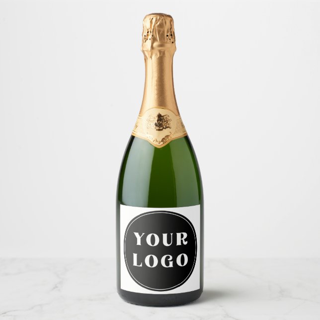 Modern, Sleek, stylish, & Customizable Sparkling Wine Label (Front)