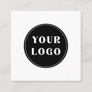 Modern, Sleek, stylish, & Customizable Square Business Card