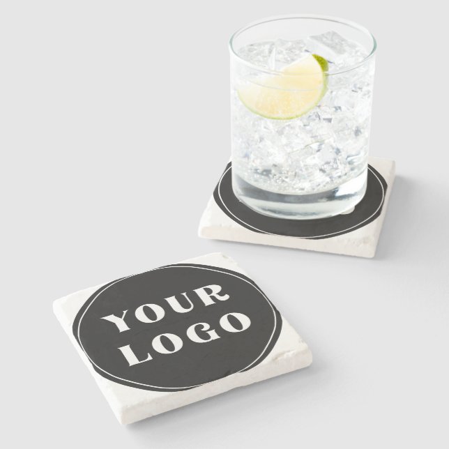 Modern, Sleek, stylish, & Customizable Stone Coaster (Side)