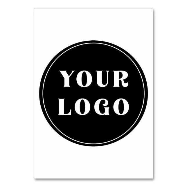 Modern, Sleek, stylish, & Customizable Table Number (Front)