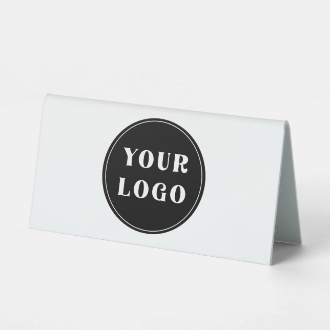 Modern, Sleek, stylish, & Customizable Table Tent (Front)