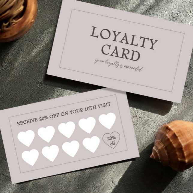 Modern Small Business Customer Stamp Reward Loyalty Card (Modern Small Business Customer Stamp Reward Loyalty Card, Loyalty Card Stemp, Discount Card)