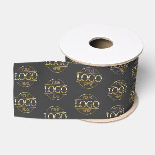Modern Small Business Logo Promotional Branded Grosgrain Ribbon