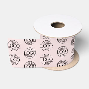Modern Small Business Logo Promotional Branded Satin Ribbon