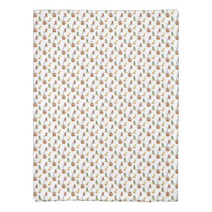 Modern Snowboard Snowboarding  Duvet Cover