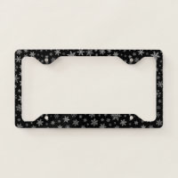 Modern Snowflake 2 -Black & Silver Grey-