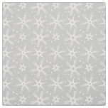 Modern Snowflake All-over Pattern Fabric