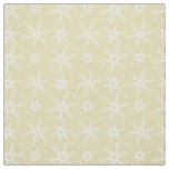 Modern Snowflake All-over Pattern Fabric