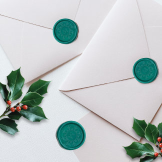 Modern Snowflake Monogram Wax Seal Stamp