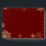 Modern Snowflake Return Address Custom Christmas Envelope<br><div class="desc">Elevate your holiday greetings with our Modern Snowflake Return Address Custom Christmas Envelope, designed in a sophisticated dark red and gold color scheme. This envelope merges contemporary style with timeless elegance, featuring a simple yet striking snowflake motif that adds a festive touch to your holiday cards. Perfectly suited for photo...</div>