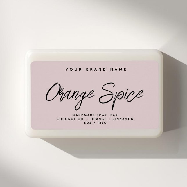 Modern soap simple elegant cosmetics label (Creator Uploaded)