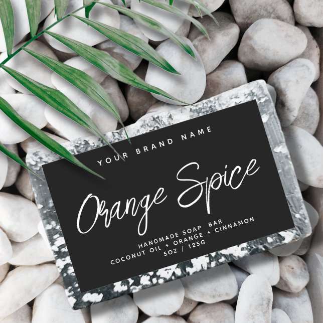 Modern soap simple elegant cosmetics  rectangular sticker (Creator Uploaded)