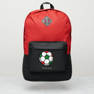 Modern Soccer Ball Port Authority® Backpack