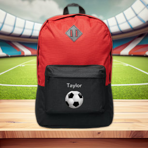 Modern Soccer Sports with Name Port Authority® Backpack