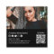 Modern social media add your logo photo QR code