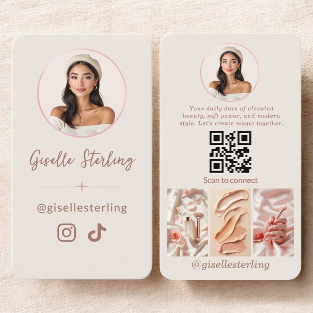 Modern Social Media Influencer Business Card (Creator Uploaded)