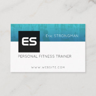 Modern social media style cover business card