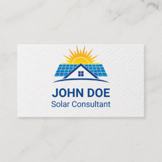 Modern Solar Energy Business Card