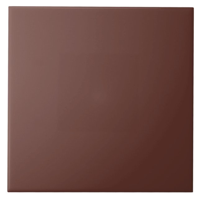 Modern Solid Brown Ceramic Tile (Front)