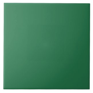 Modern Solid Forest Green Ceramic Tile
