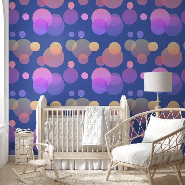 Modern solid geometric shapes pattern 19a wallpaper  (Kids)