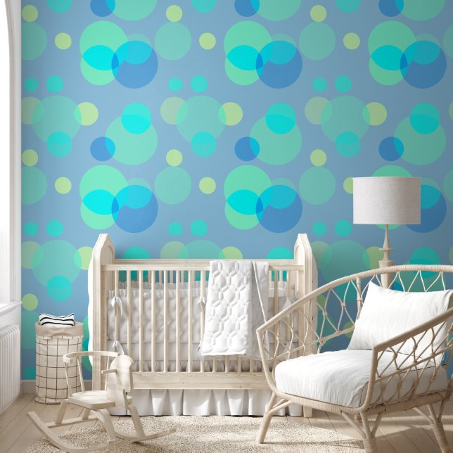 Modern solid geometric shapes pattern 20 wallpaper  (Kids)