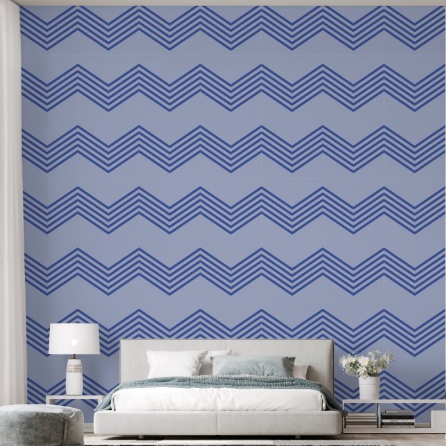 Modern solid geometric shapes pattern 7 wallpaper  (Bedroom)