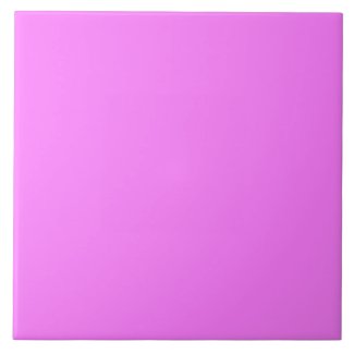 Modern Solid Light Pink Magenta Ceramic Tile