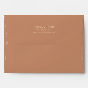 Premium Terracotta Envelopes 5x7 133x184mm US A7 Euro Wedding