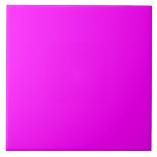 Modern Solid Pink Magenta Ceramic Tile