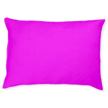 Modern Solid Pink Magenta Dog Bed