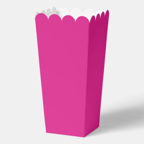 Modern Solid Pink Simple Chic Elegant Favor Box