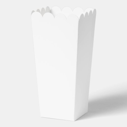 Modern Solid White Simple Chic Elegant Favor Boxes