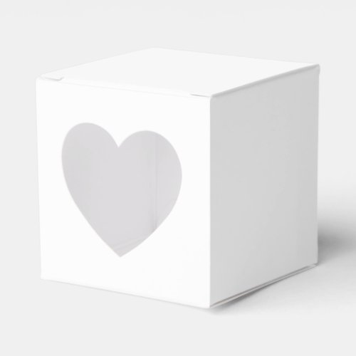 Modern Solid White Simple Chic Elegant Favor Boxes