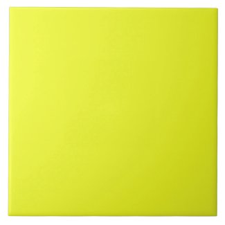 Modern Solid Yellow Ceramic Tile