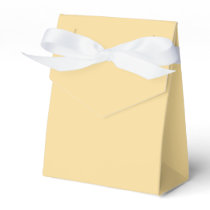 Modern Solid Yellow Simple Chic Elegant Favor Boxes