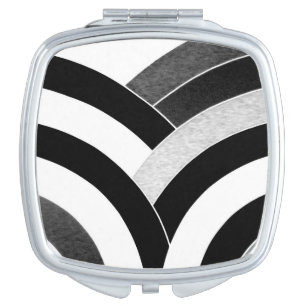 modern sophisticated chic chevron vanity mirror