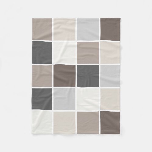Modern Sophisticated Design Harmonic Colors Fleece Blanket