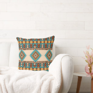 Modern Southwest Style Mug Throw Pillow