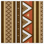 Modern Southwestern Geometric, Brown, Tan &amp; Rust Fabric