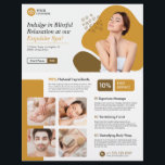 Modern Spa, Beauty Care, Beauty Salon Flyer<br><div class="desc">The Spa, Wellness Center flyer is the ultimate choice for promoting your luxurious spa services. Fully customizable, it allows you to tailor it to your specific preferences and requirements. The harmonious blend of white, bronze, and gold exudes sophistication and tranquility. This minimalist and modern flyer perfectly complements your spa's serene...</div>