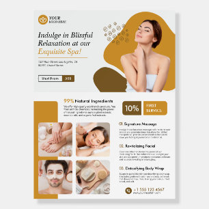 Modern Spa, Beauty Care, Beauty Salon Foam Board