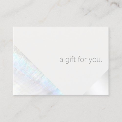 Modern Spa beauty Salon Gift Certificate