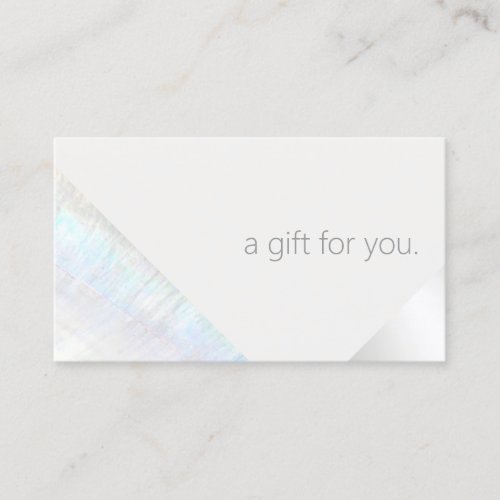 Modern Spa beauty Salon Gift Certificate