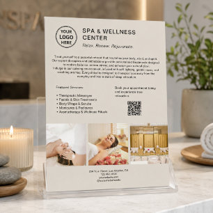 Modern Spa Wellness Center Promotional Business Flyer