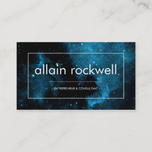 Modern Space Galaxy Business Card